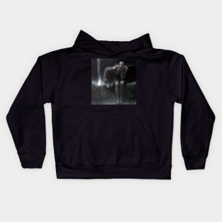 Lucifer by the German artist Franz Stuck 1890 Kids Hoodie